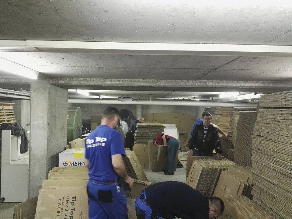 TipTop Umzüge LKW in Basel